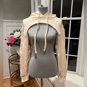 Zara ulta cropped sweatshirt size M